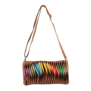 Mellow World Rainbow Faux Leather Clutch Purse